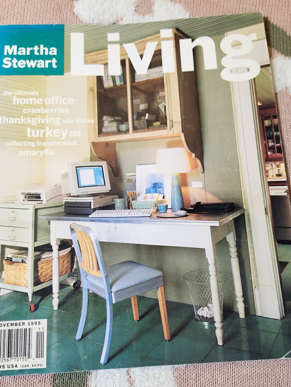 Martha Stewart Living Magazine 1995 November Thanksgiving Turkey Vintage